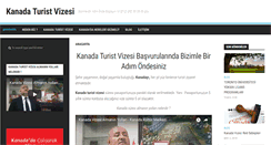 Desktop Screenshot of kanadaturistvizesi.com